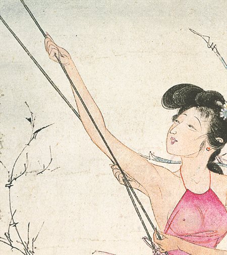 靖远县-胡也佛的仕女画和最知名的金瓶梅秘戏图